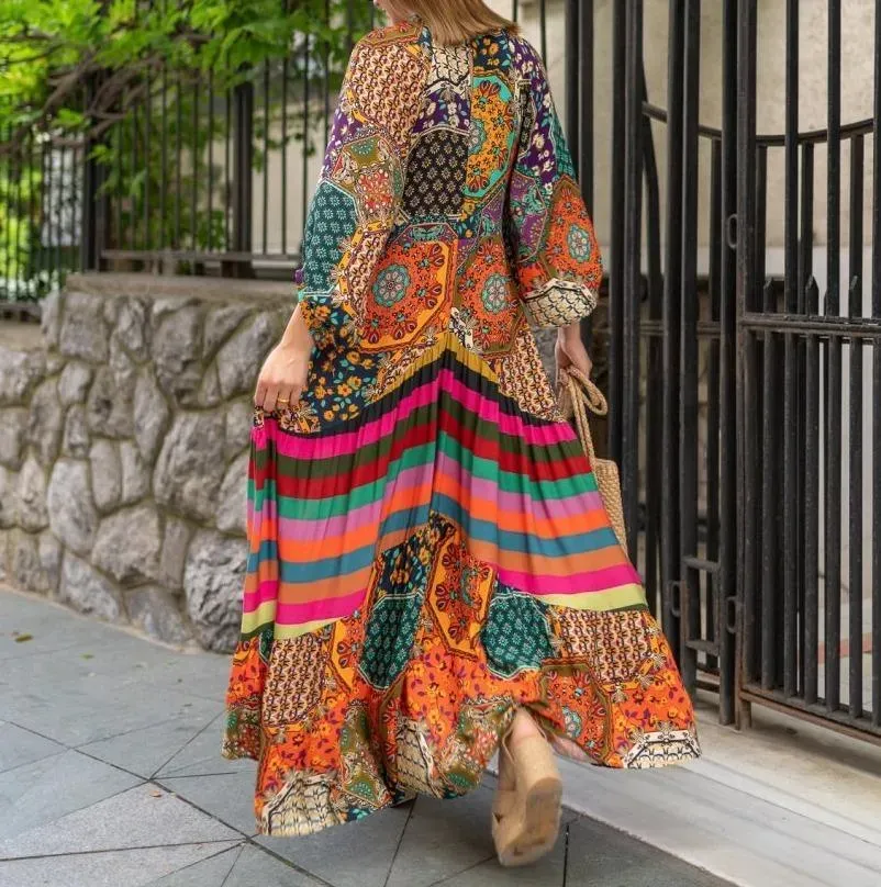 Sing it Louder Printed Maxi Dress