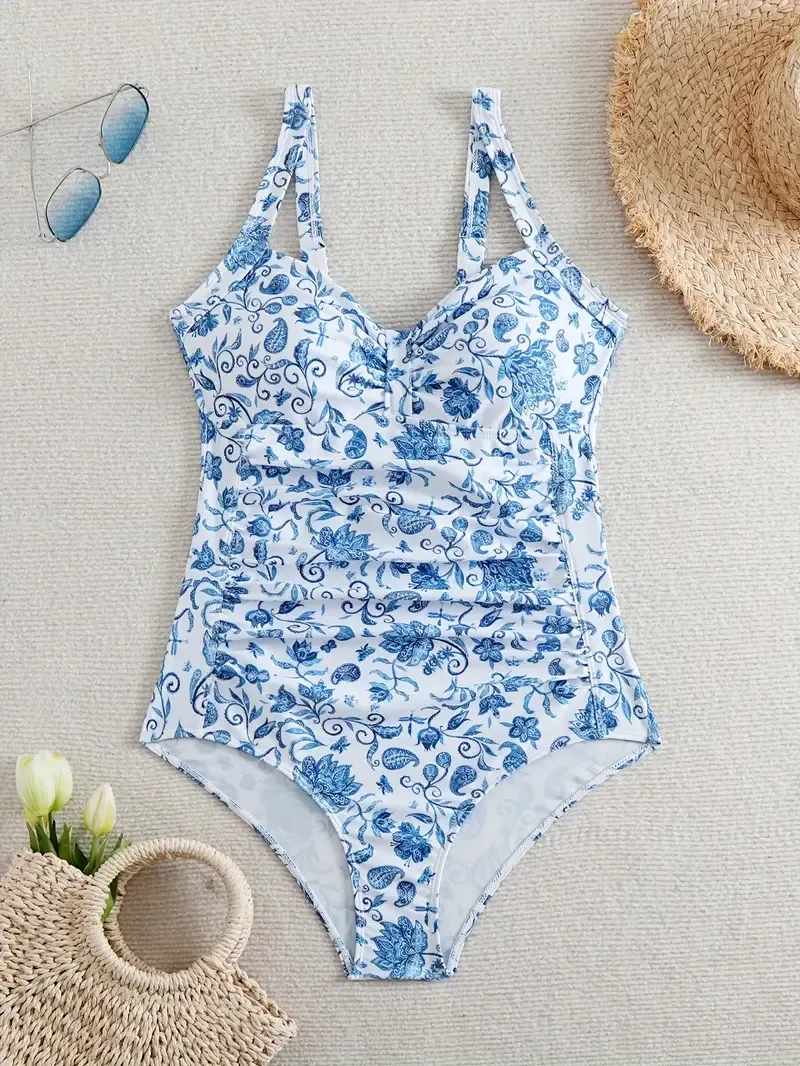 Stylish Comfy Fashion Design One-piece Swimsuit, Classic & Elegant Bathing Suit, Women's Swimwear & Clothing