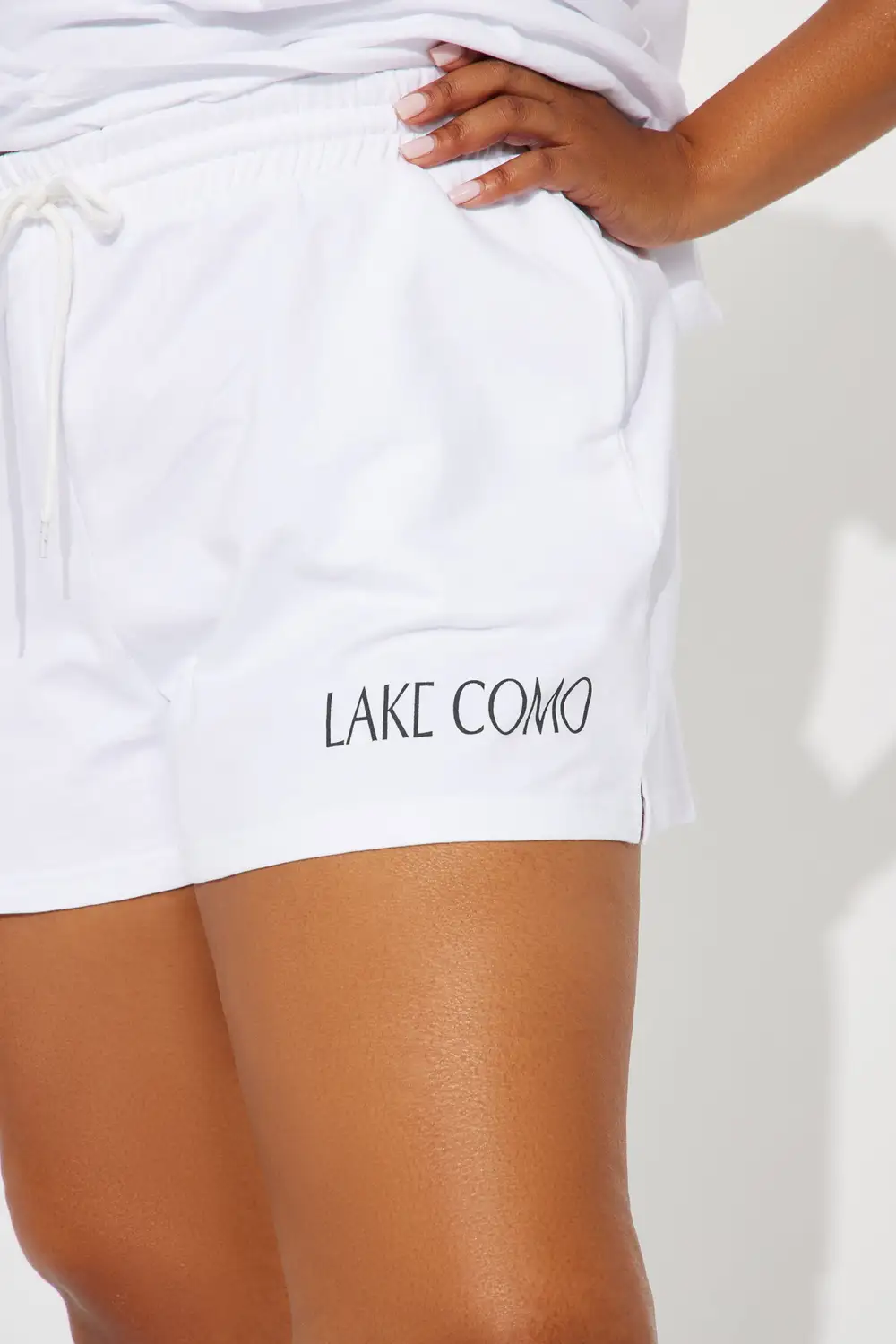 Lake Como Short Set - White
