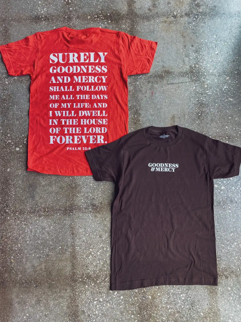 Goodness & Mercy Adult Box T-Shirt