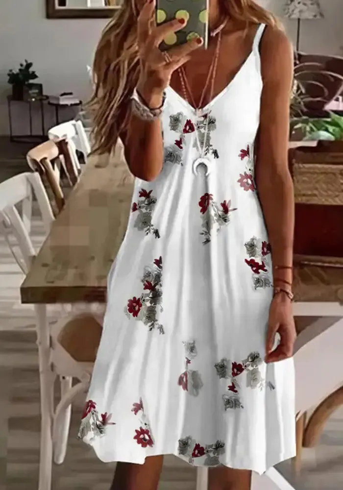 Rochester Sexy Loose Print Dress