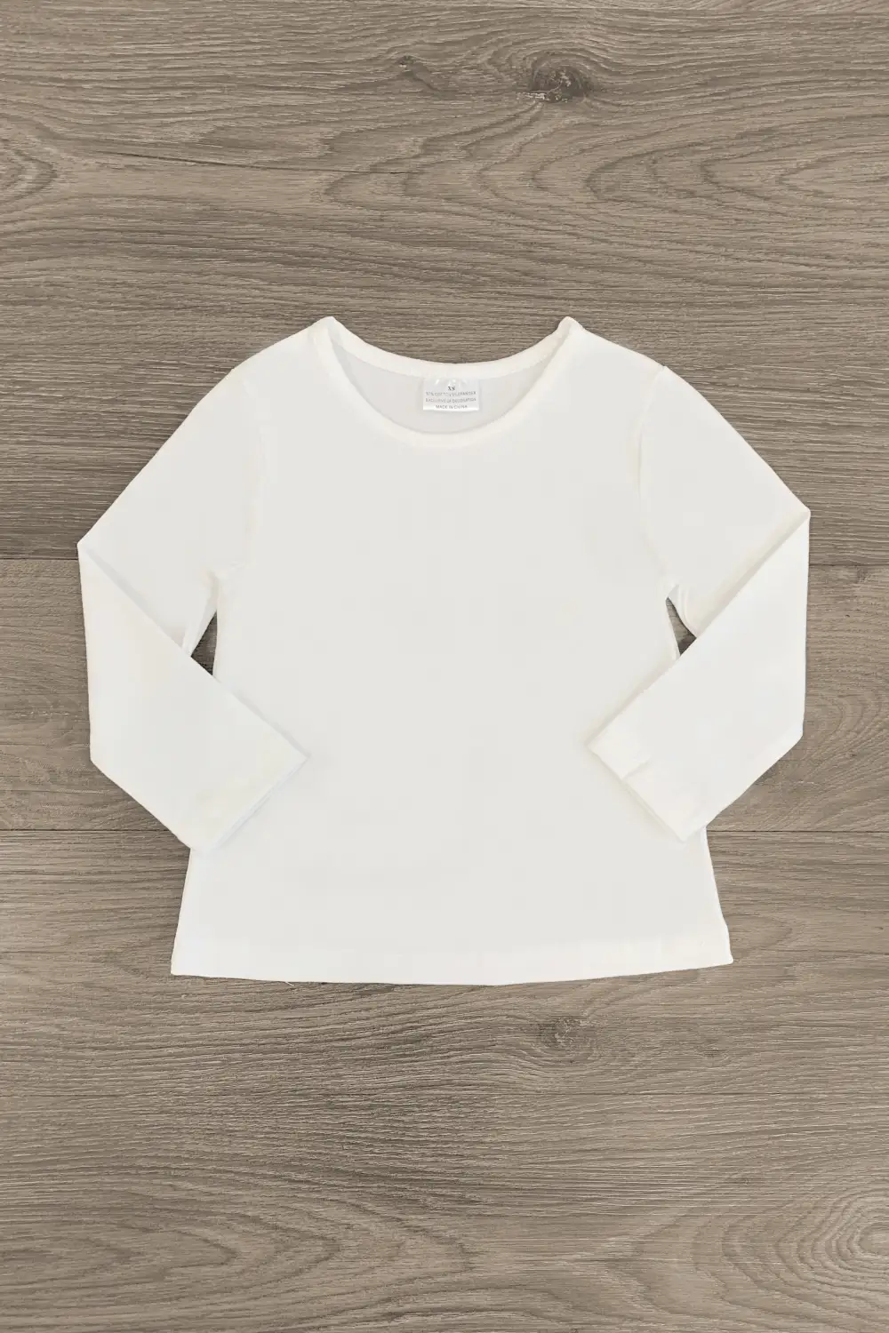 White Long Sleeve Top