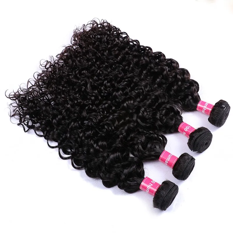 Sterly Water Wave Bundles With 13X6 Lace Frontal Human Hair Bundles With Frontal