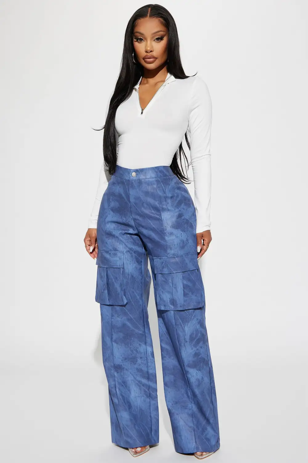 Safiya Zip Front Bodysuit - Off White