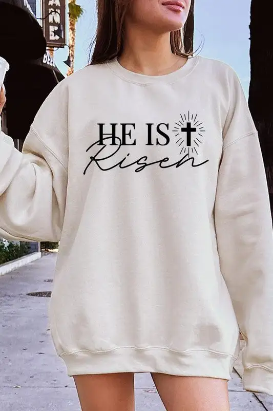 Easy Wear Soft Graphic Pullover Sweatshirt