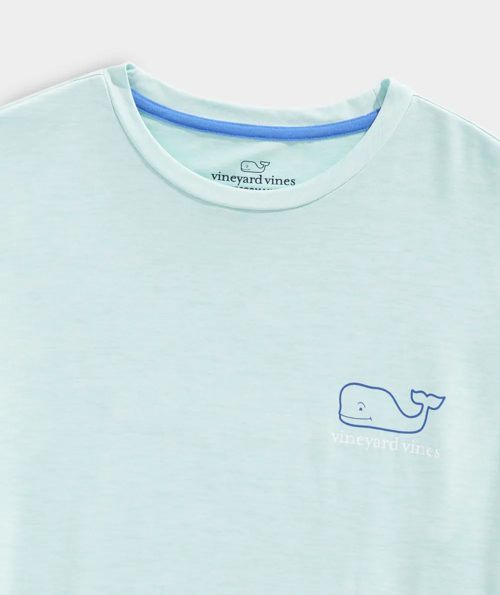 Whale Logo Long-Sleeve Harbor Performance Tee