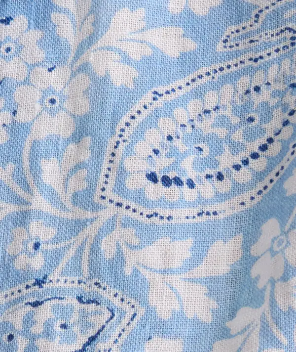 Linen Short-Sleeve Turner Shirt