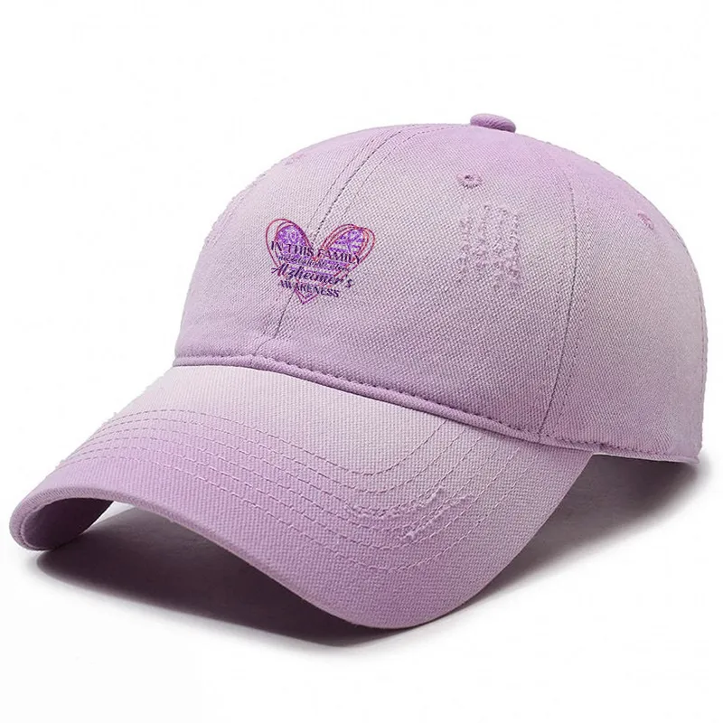 In This Family Nobody Fights Alone Alzheimer'S Awareness Baseball Cap