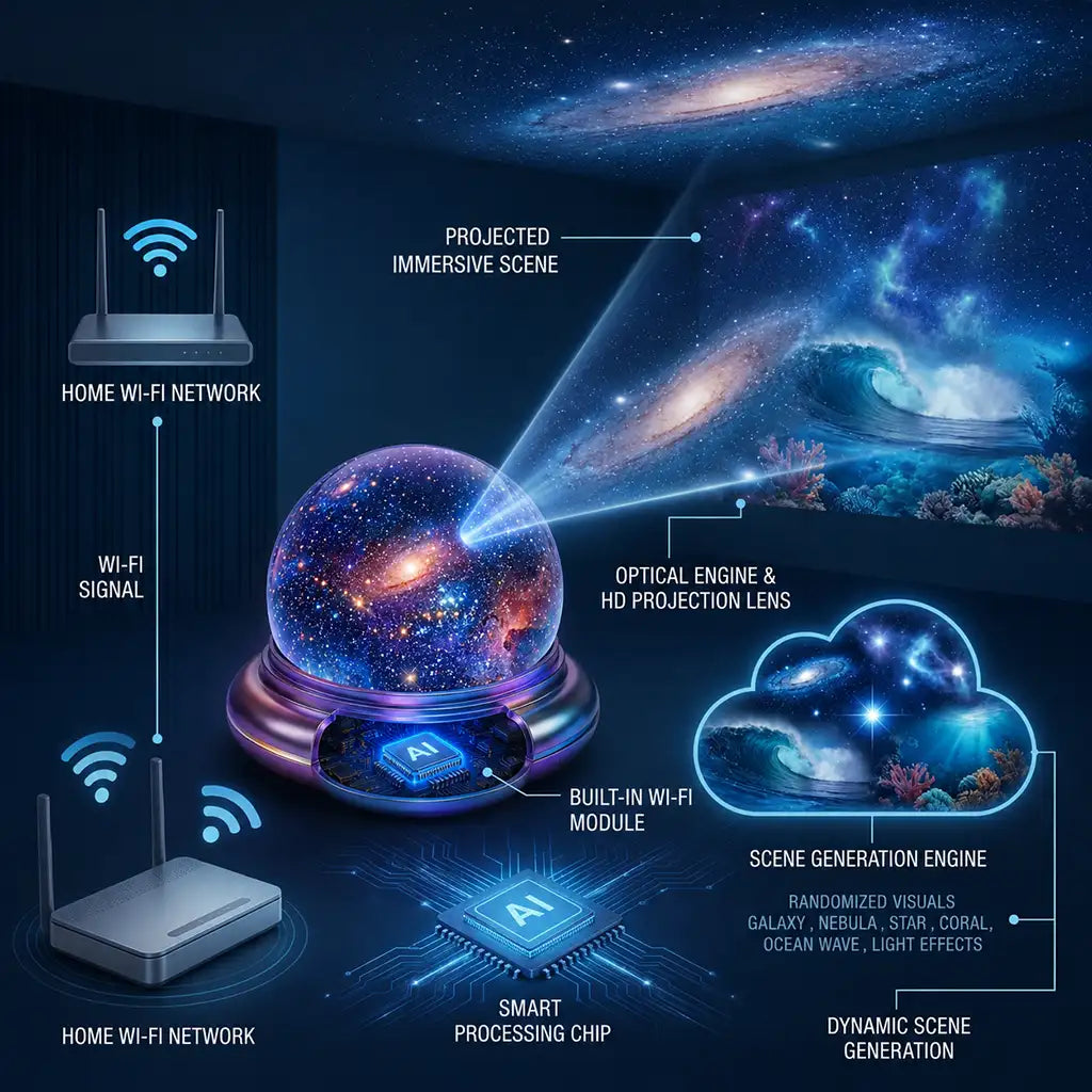 醗Night Light Projector