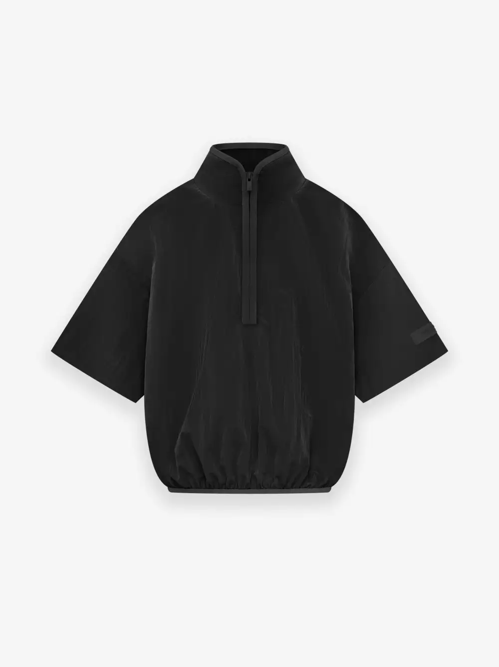 Kids Crinkle Nylon Halfzip SS Shirt