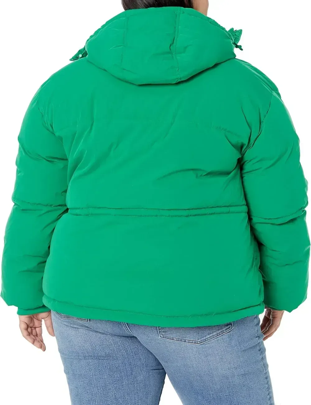 Women's Short Waisted Puffer Jacket (Available in Plus Size)