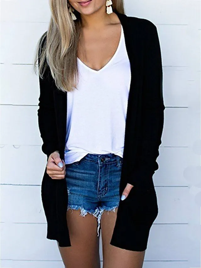 ✨Clearance Sale ✨ -Spring Summer Women's Cardigan Solid Color