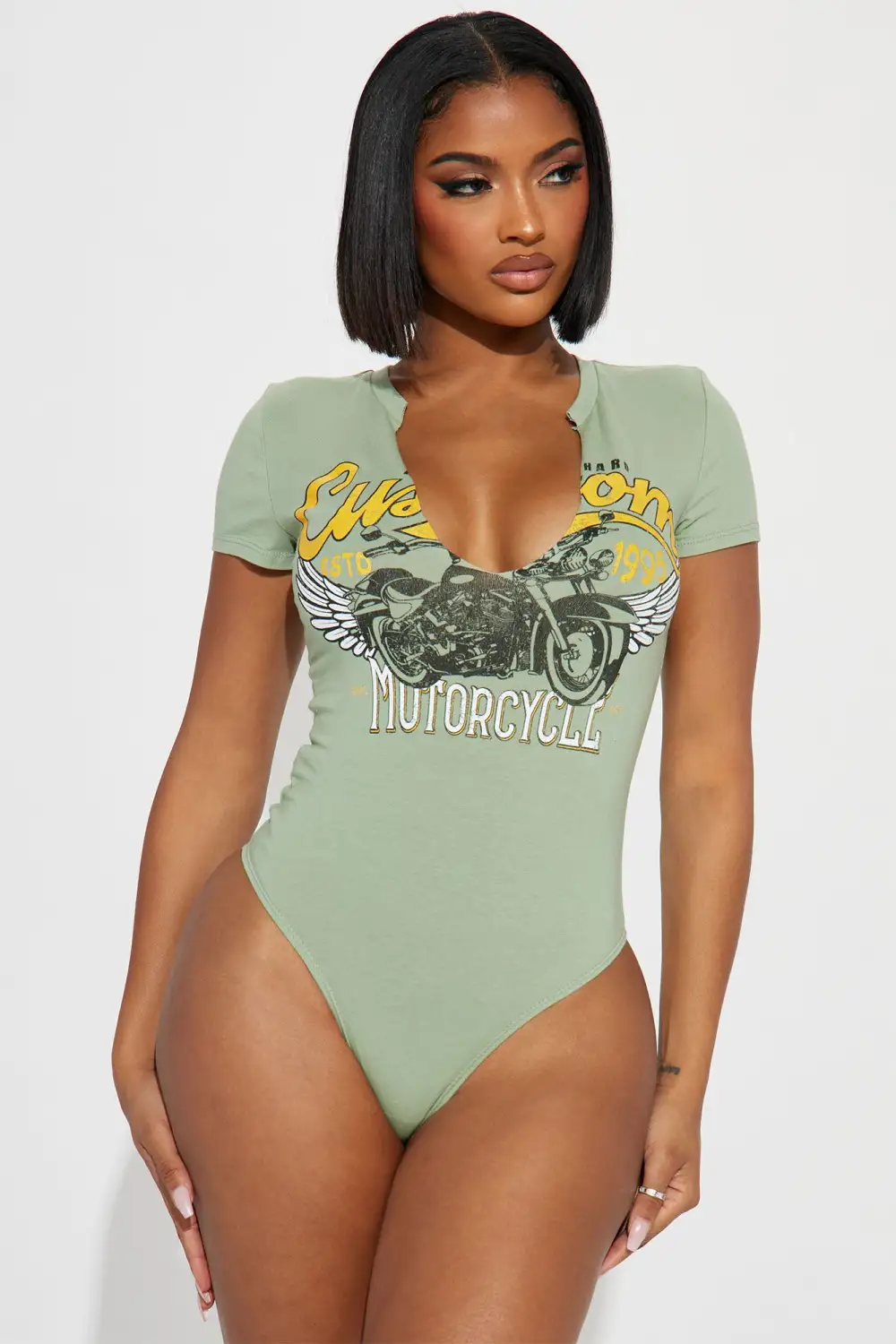 Trust The Energy Bodysuit - Sage