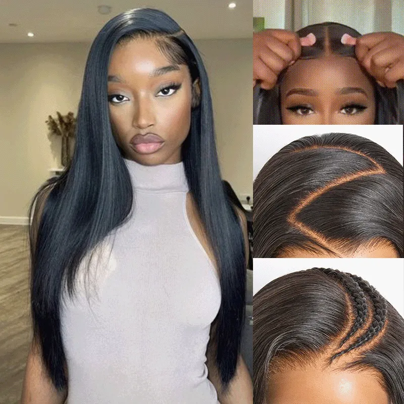 Soft Straight 13x6 Real HD Lace Undetactable BlendAway Full Lace Frontal Wig