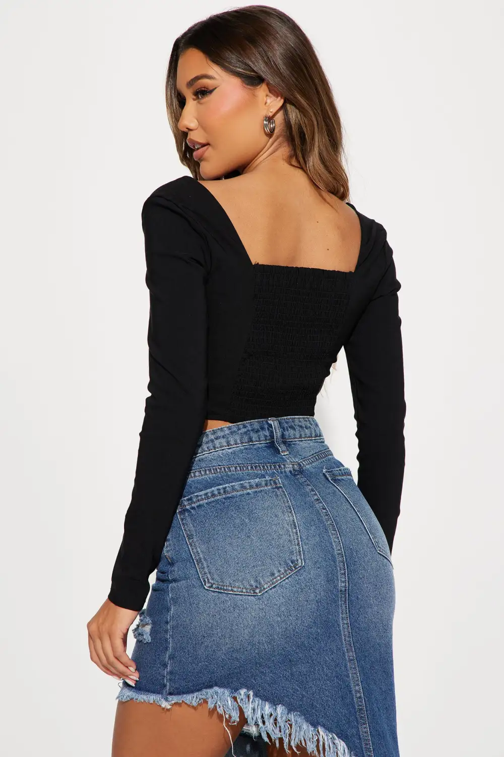 On My Way Corset Top - Black