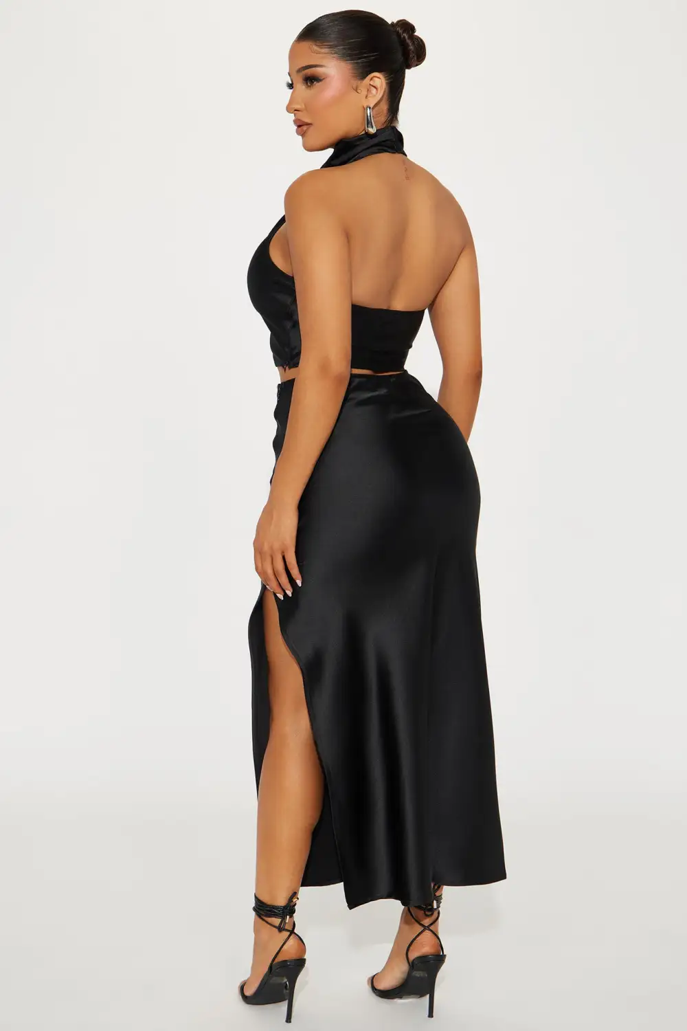 Hot Night Out Skirt Set - Black