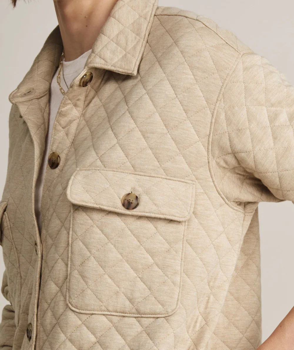 Quilted Dreamcloth® Shirt Jacket