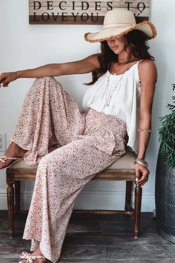 Loose Drape Straight Leg Pants