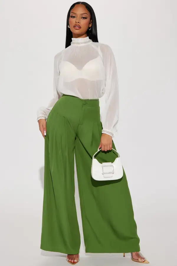 Pearly Mood Blouse Top - White