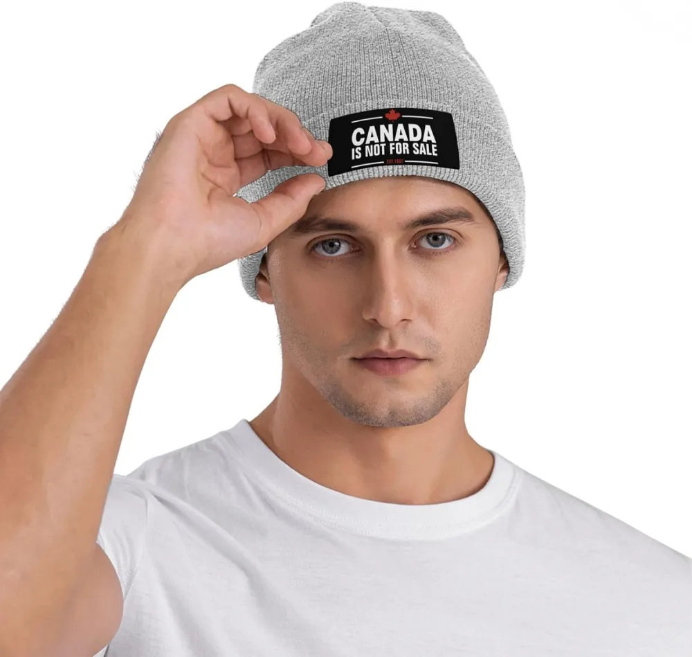 Canada is Not for Sale Unisex Beanie Knit Hat Winter Warm Skull Cap
