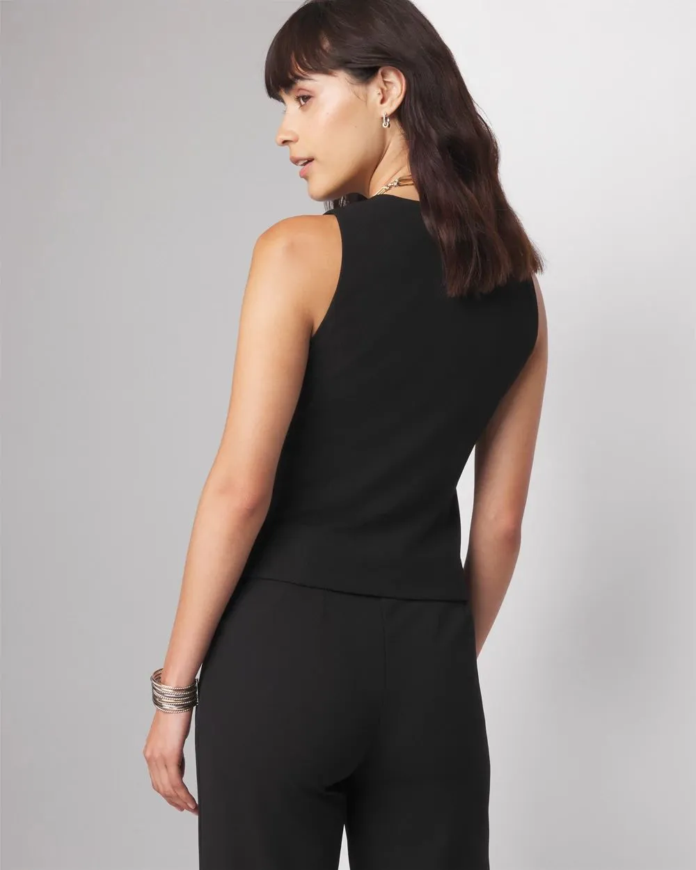 Button Front Vest