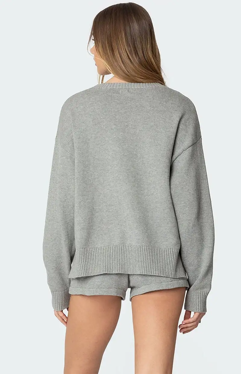 Edikted Riley Oversized Striped Sweater