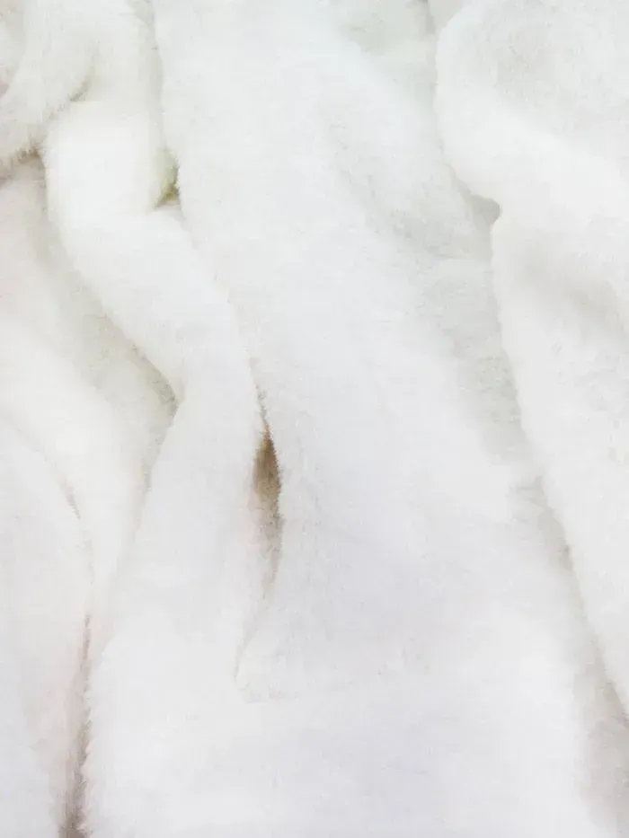 Denim jacket with fur