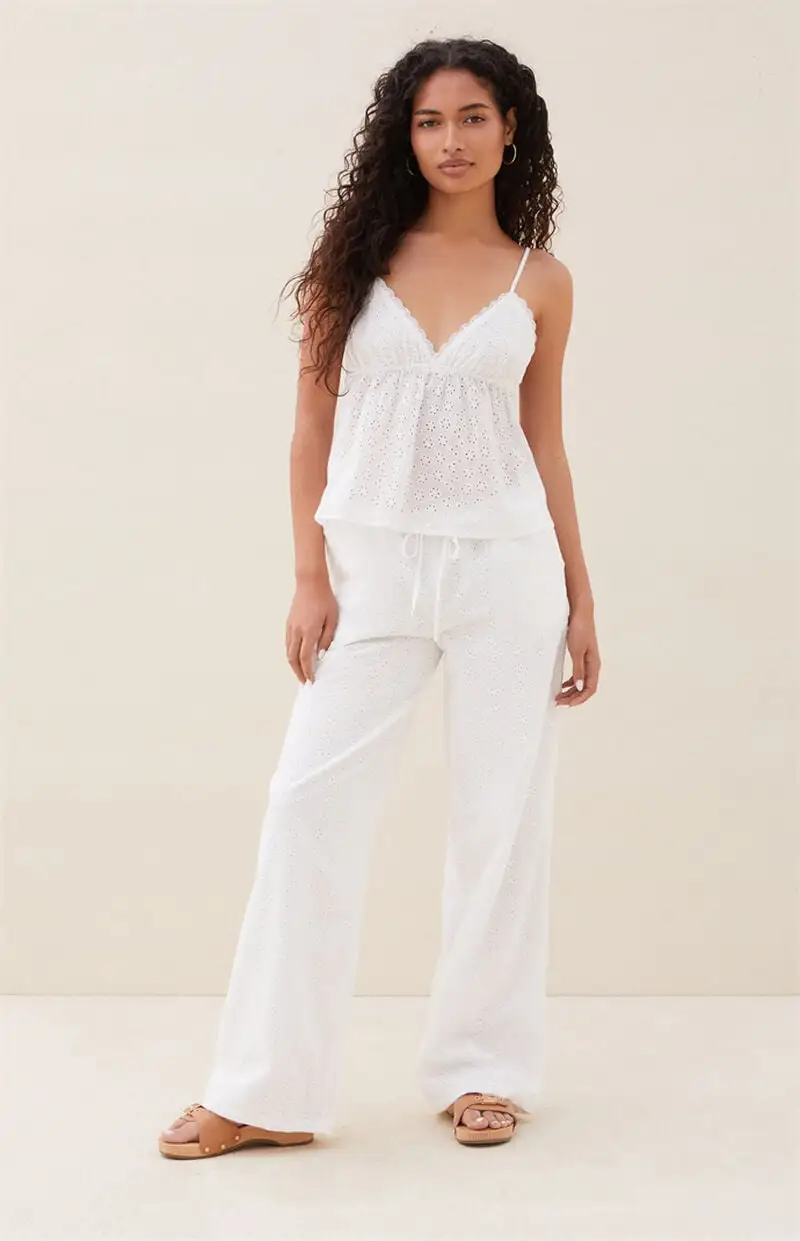 Beverly and Beck Eyelet Pants