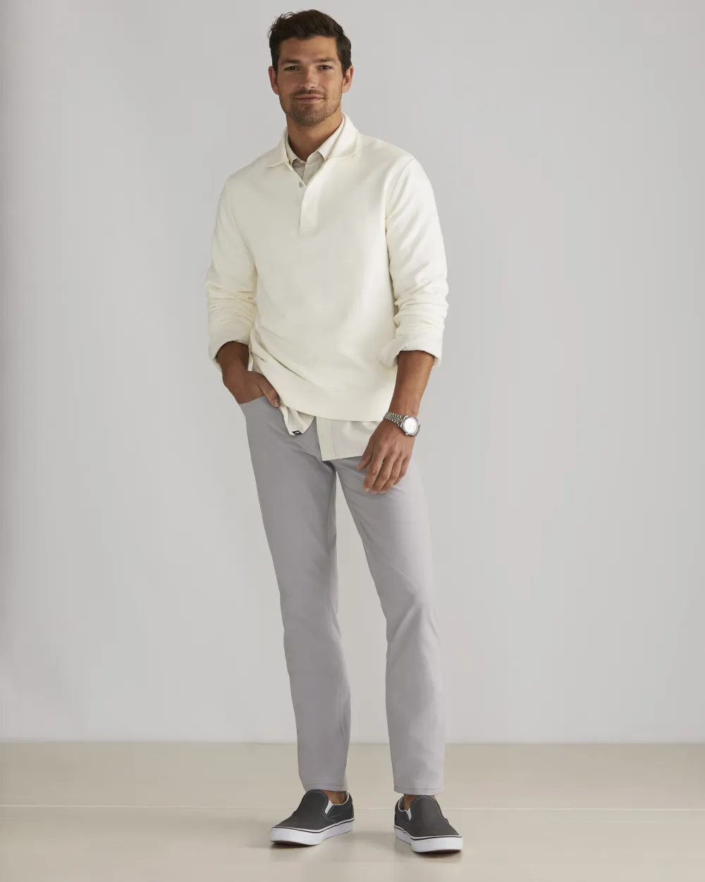 On-The-Go Canvas 5-Pocket Pants