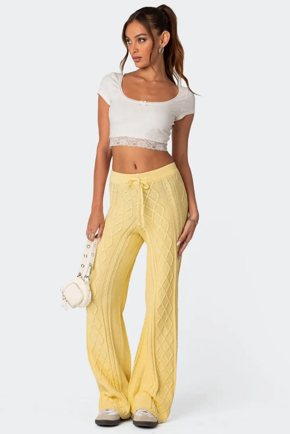 Kasey Cable Knit Pants
