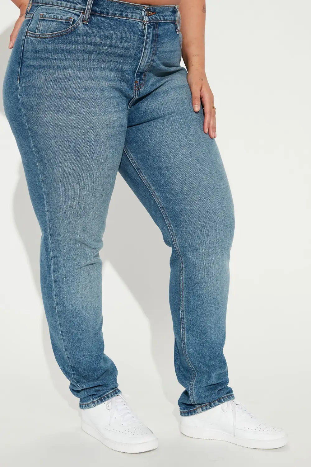 Tall I Got It From My Mama Jeans - Medium Wash