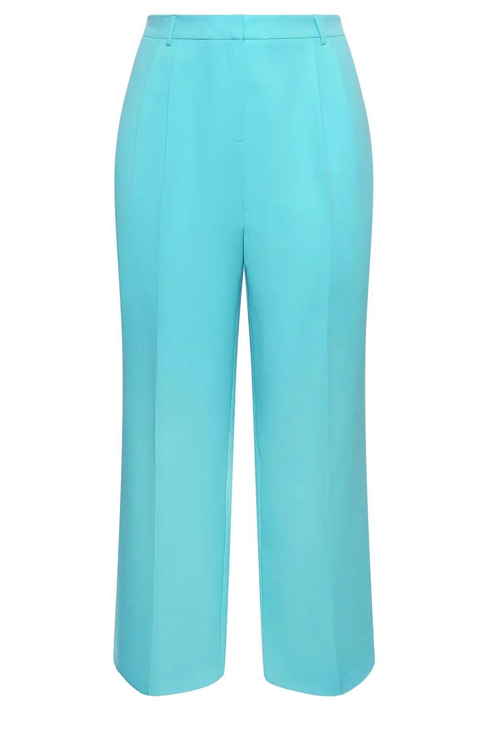 YOURS Curve Bright Blue Wide Leg Trousers