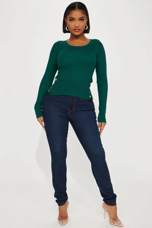 You Changed Me Sweater - Green