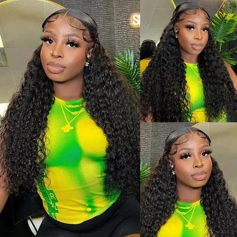 Water Wave 13x6 Real HD Lace Undetactable BlendAway Full Lace Frontal Wig 100% Virgin Human Hair