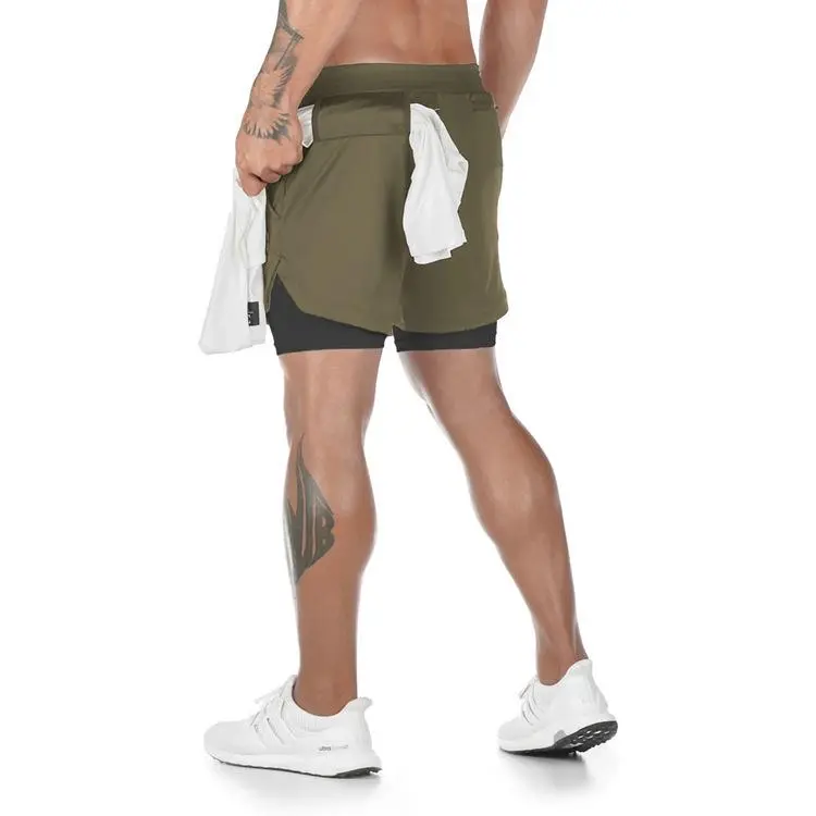 Quick-drying shorts mesh straight five-point pants fitness sweatpants