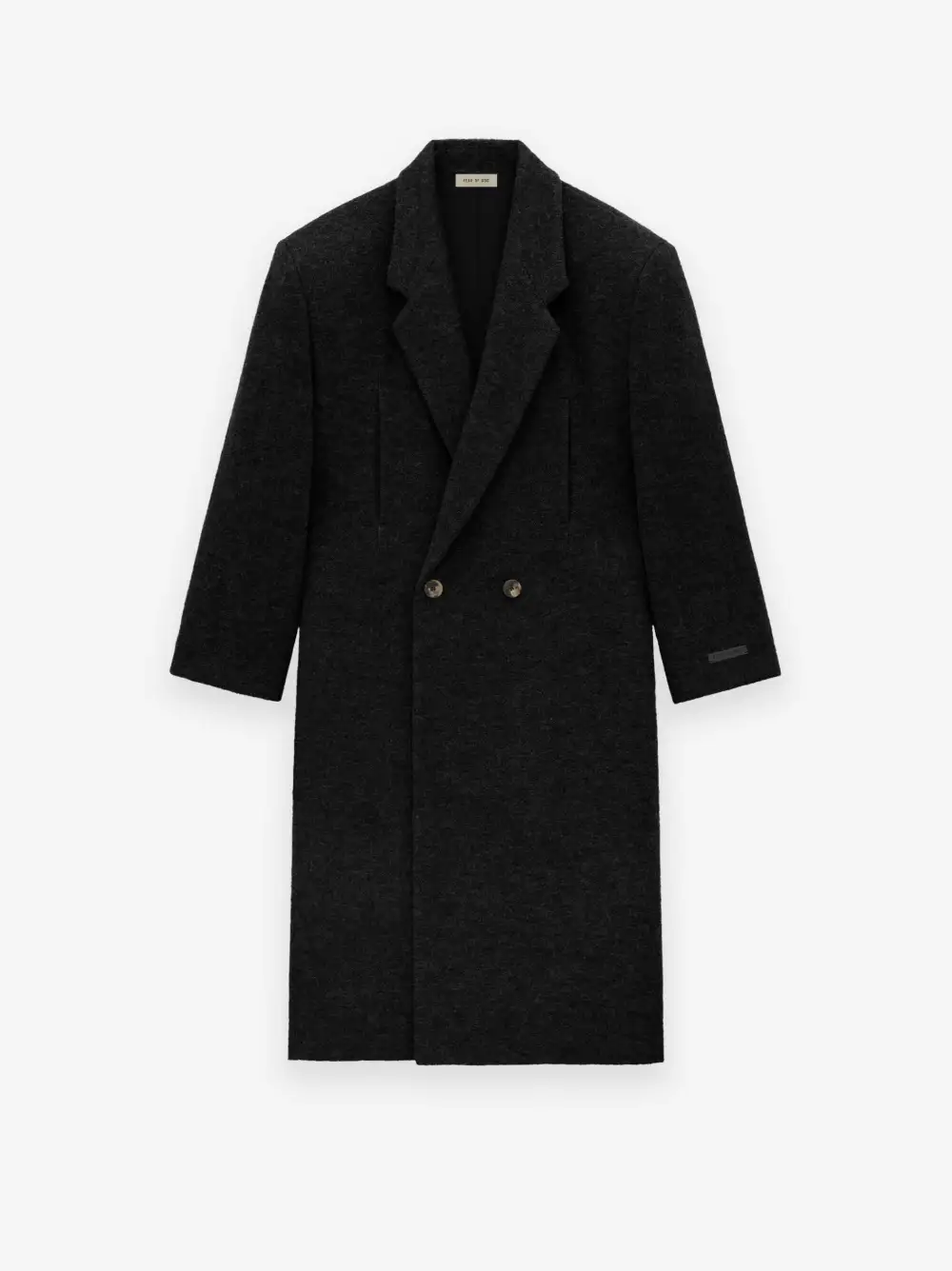 Boiled Wool Relaxed Overcoat