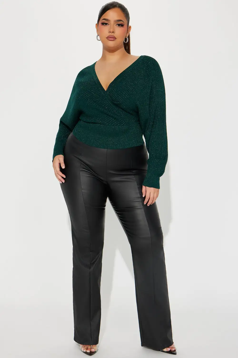 Kiandra Ribbed Sweater - Hunter