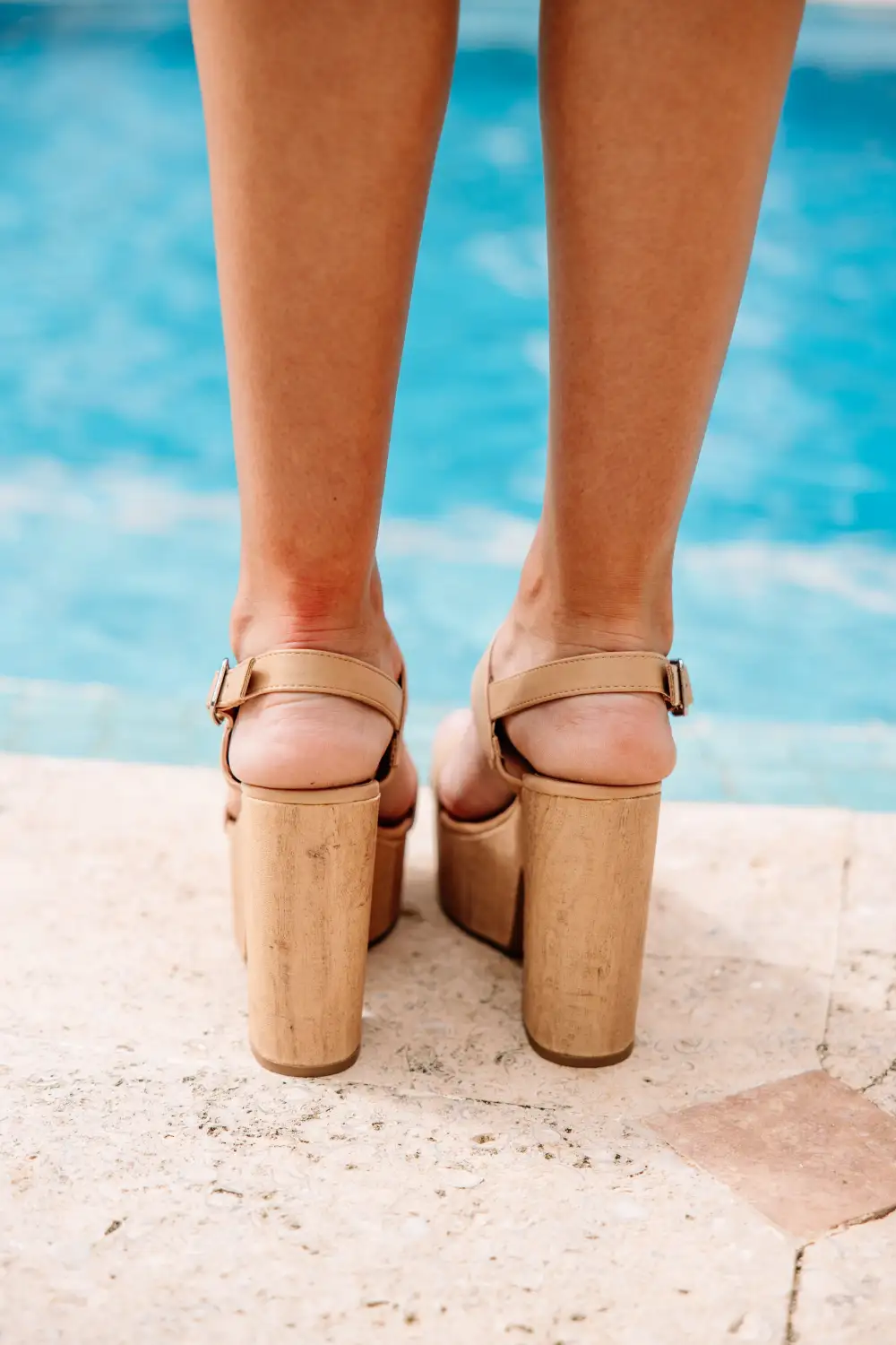 Send Your Love Natural Brown Heels