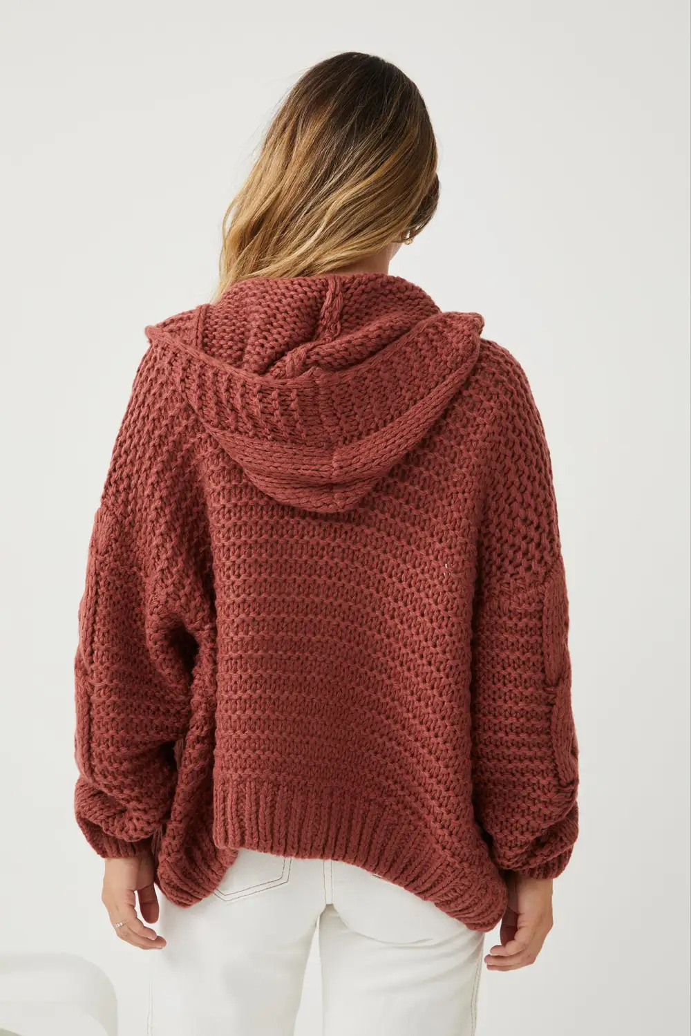 Cardigan - Dark Rust