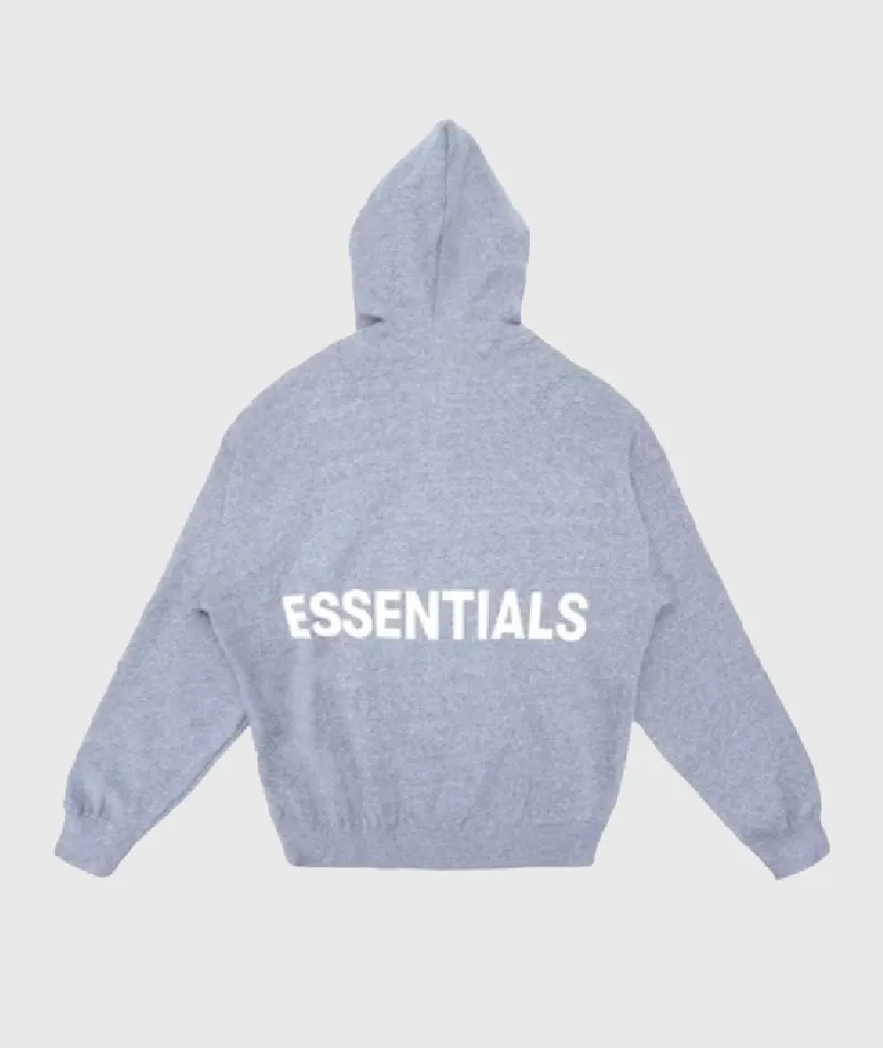 Graphic Pullover Hoodie Grey