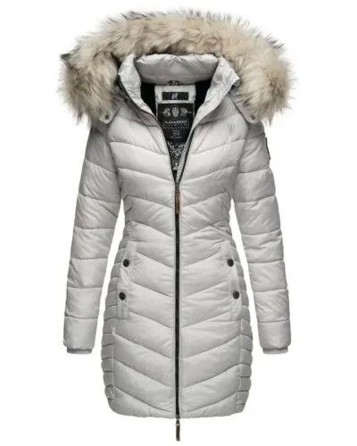 Fashion ladies parka coat
