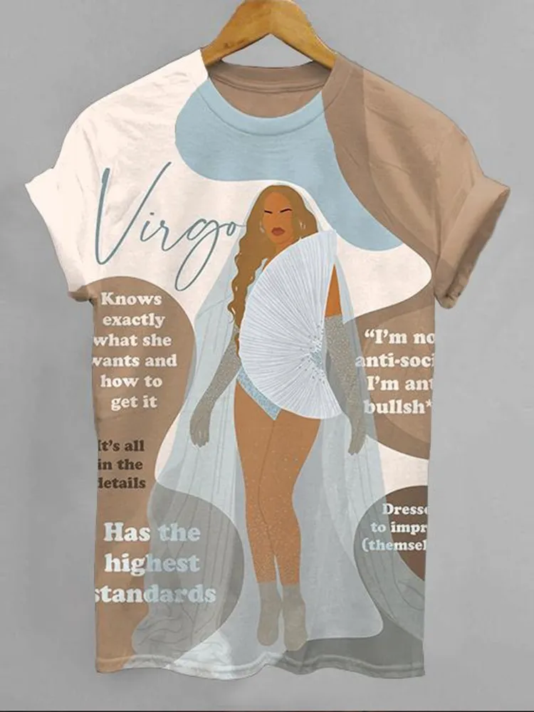 Virgo Girly Season Unisex Short Sleeve Tshirt