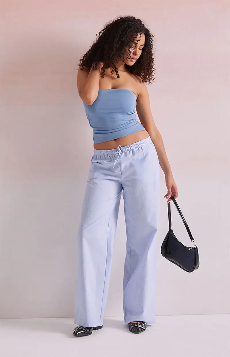 Beverly and Beck Linen Pull-On Pants