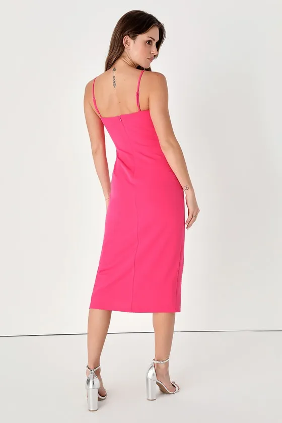 Cayla Textured Maxi Dress - Pink