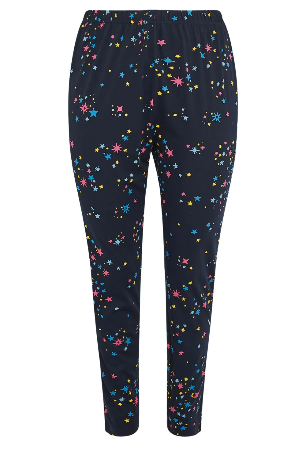 YOURS 4 PACK Curve Navy Blue Star Print Pyjama Set