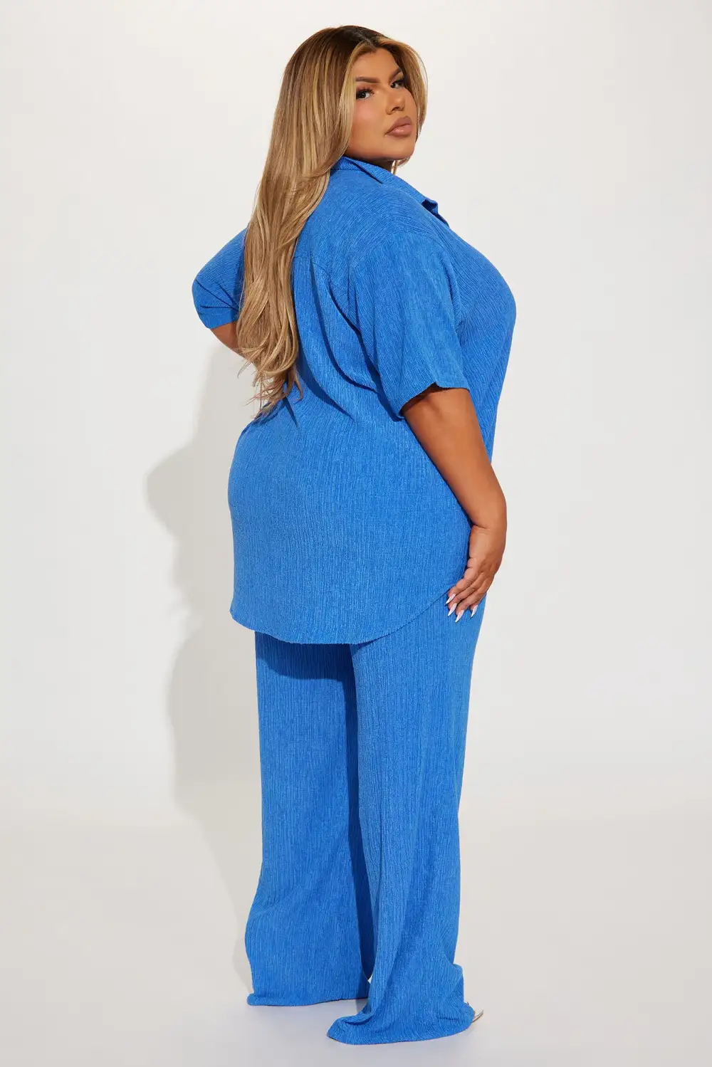 Vacay Vibes Pant Set - Blue