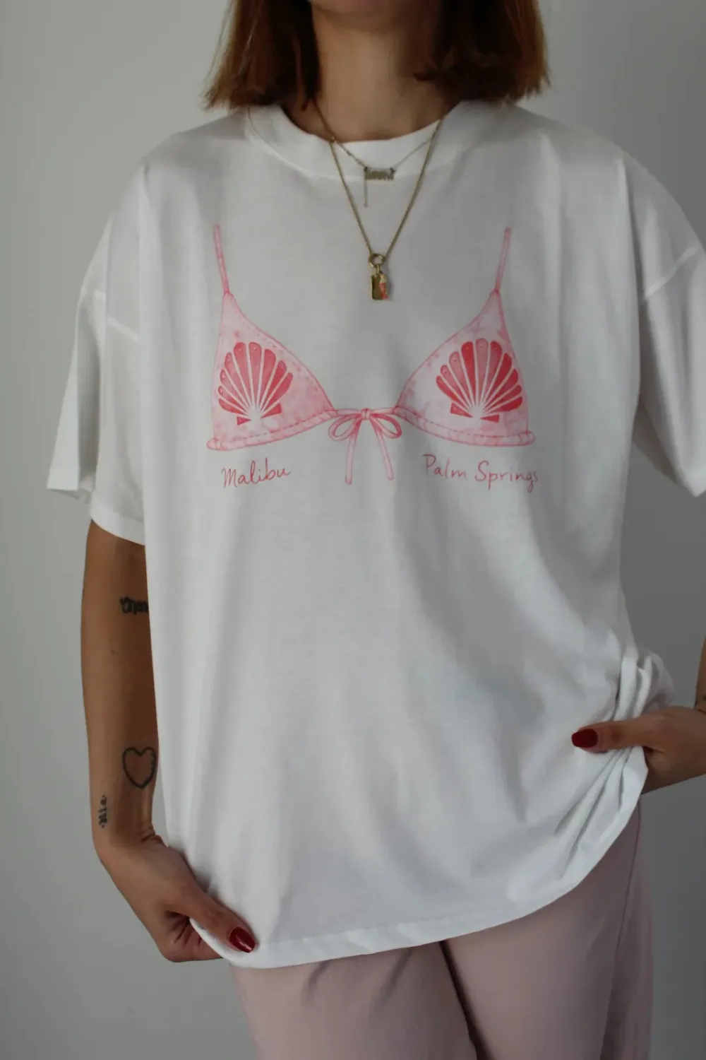 Fluid Graphic Crewneck Cotton Tee Finish