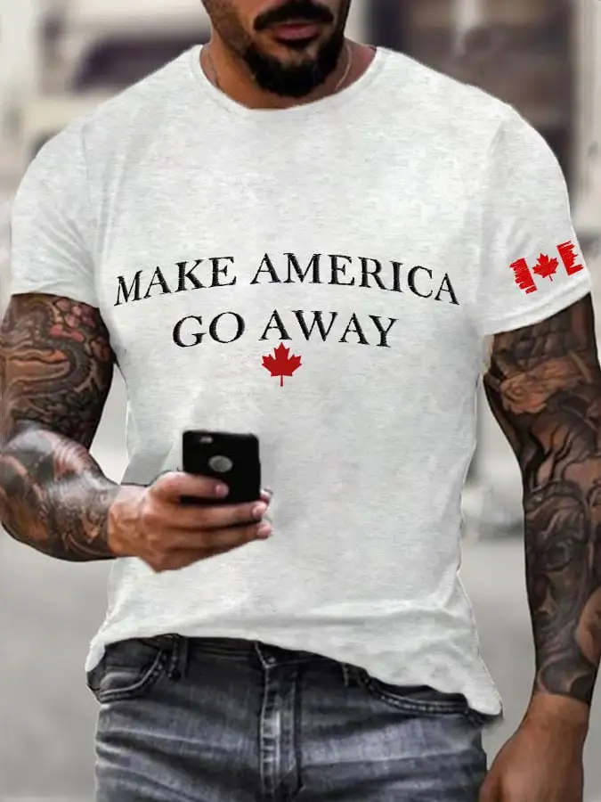 Men's Make America Go Away Printed T-Shirt