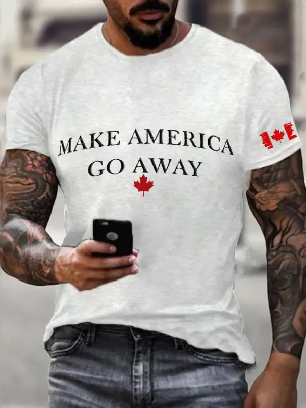 Men's Make America Go Away Printed T-Shirt