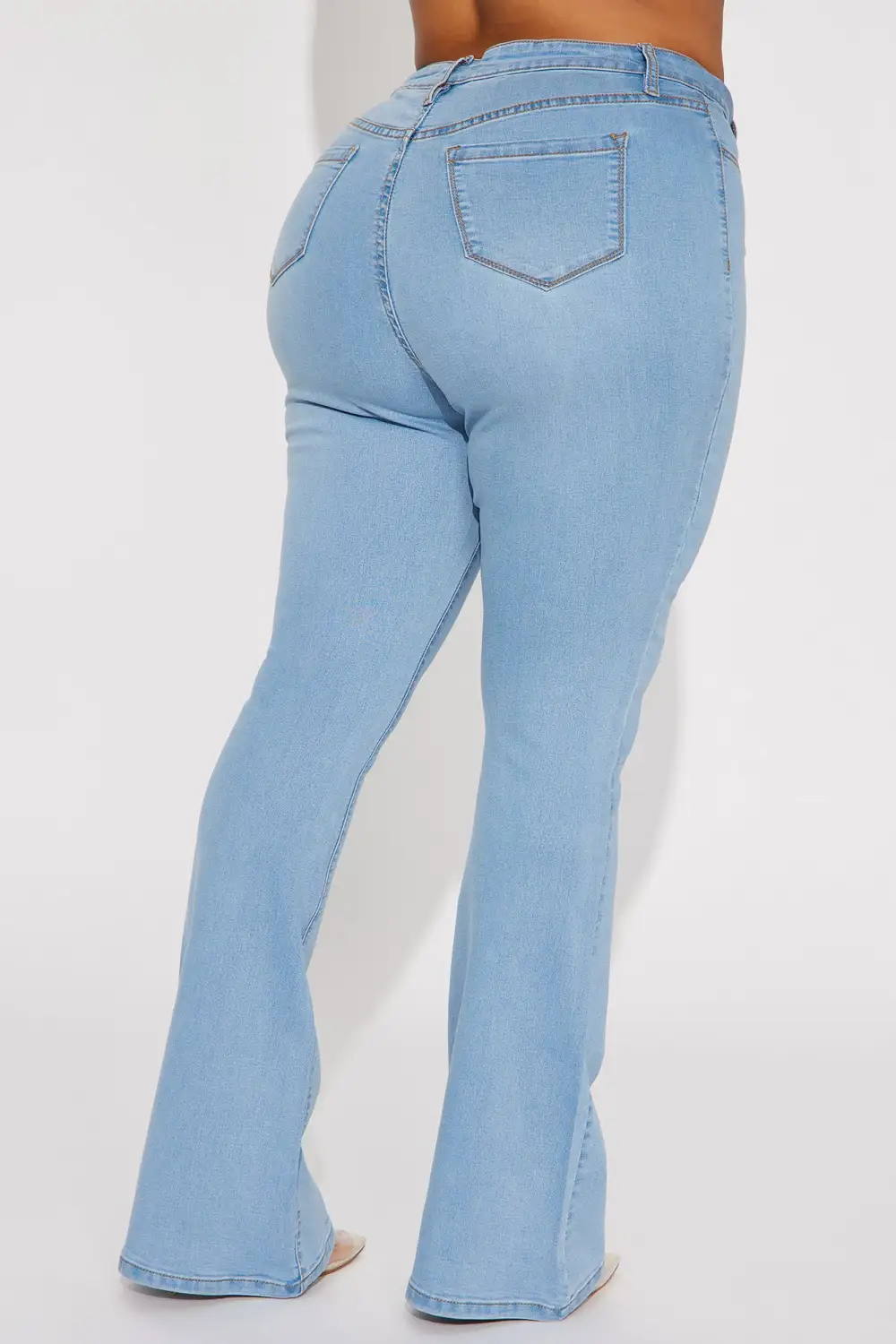Deep In My Soul Flare Jeans - Light Blue Wash